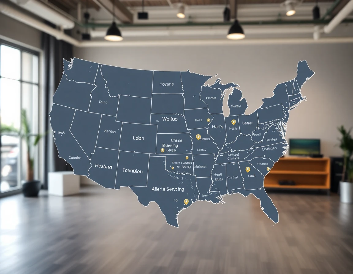 Hvac Service Areas Map